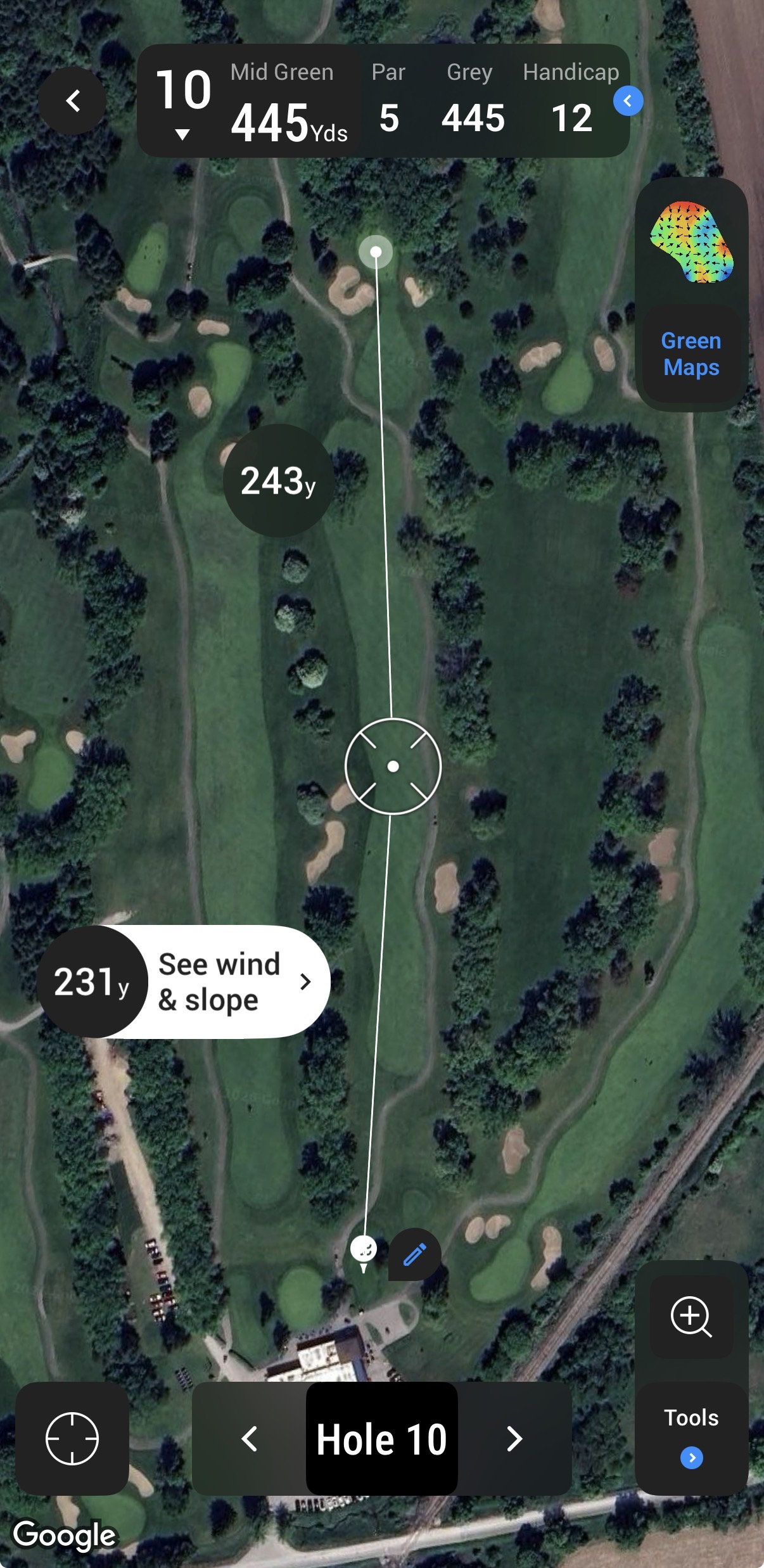 Hole 10 at Pickering Glen Golf Club