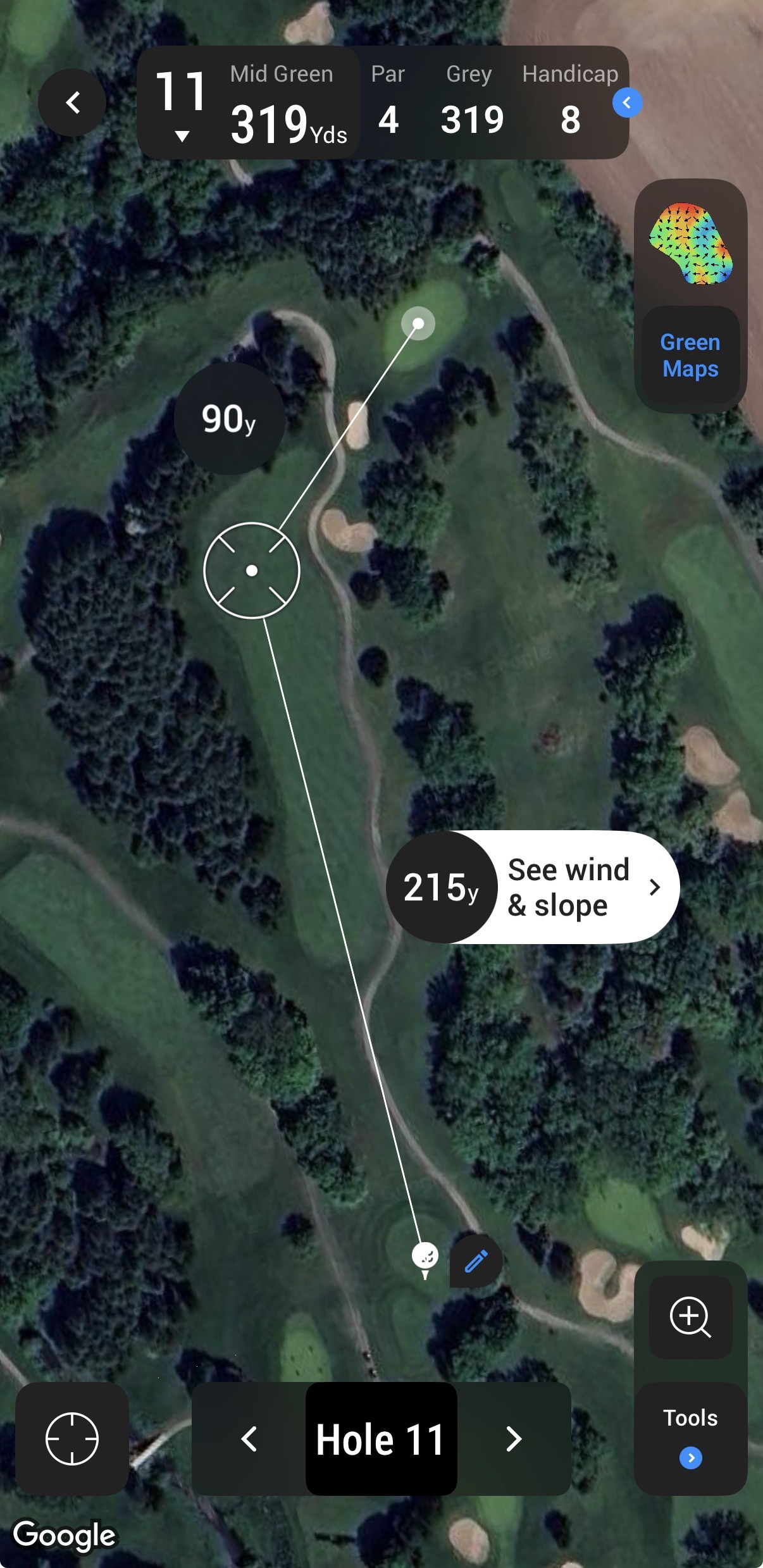 Hole 11 at Pickering Glen Golf Club