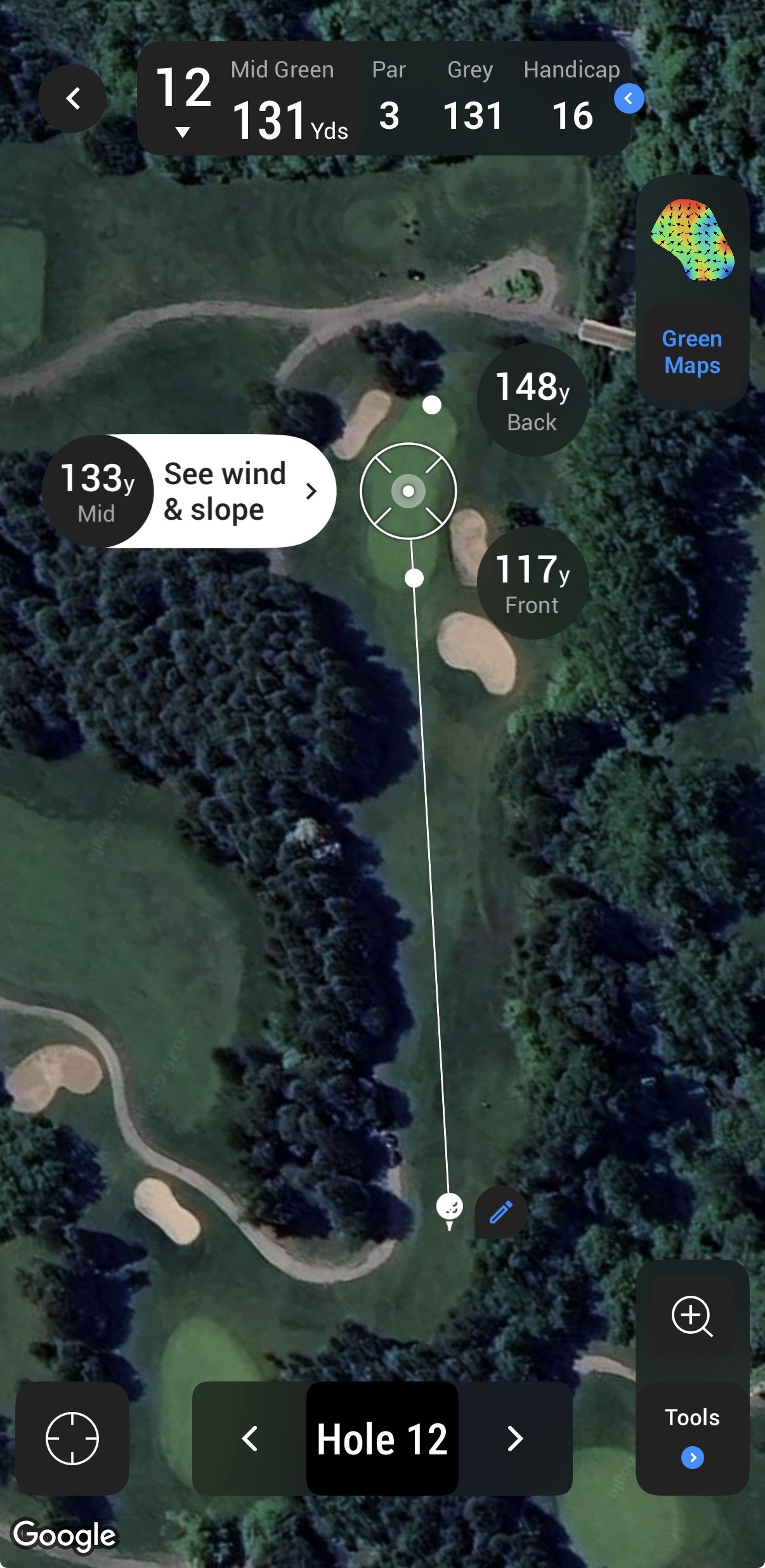 Hole 12 at Pickering Glen Golf Club