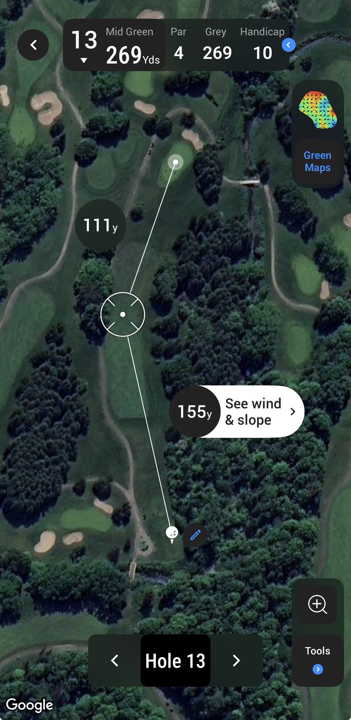 Hole 13 at Pickering Glen Golf Club