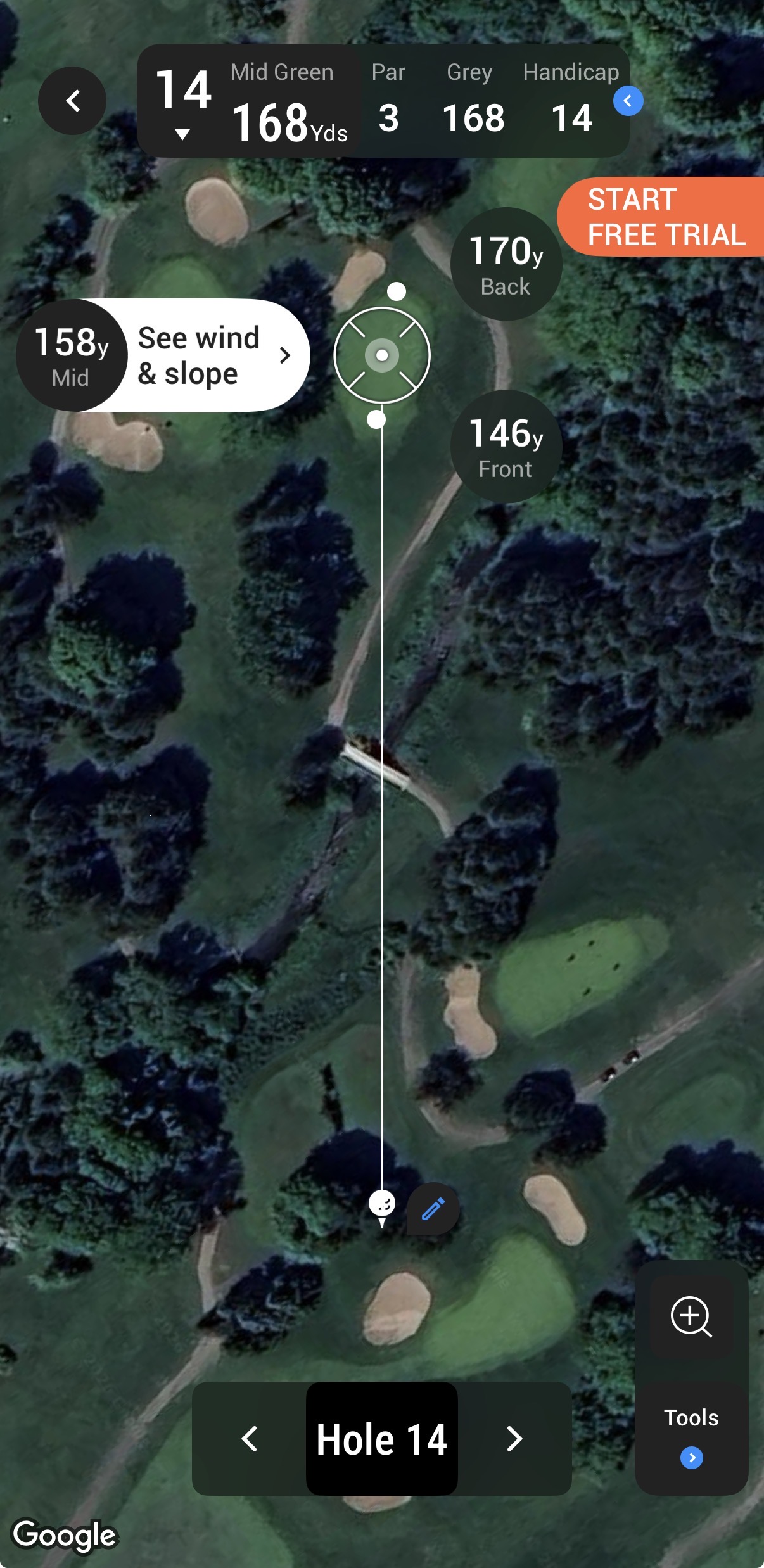 Hole 14 at Pickering Glen Golf Club