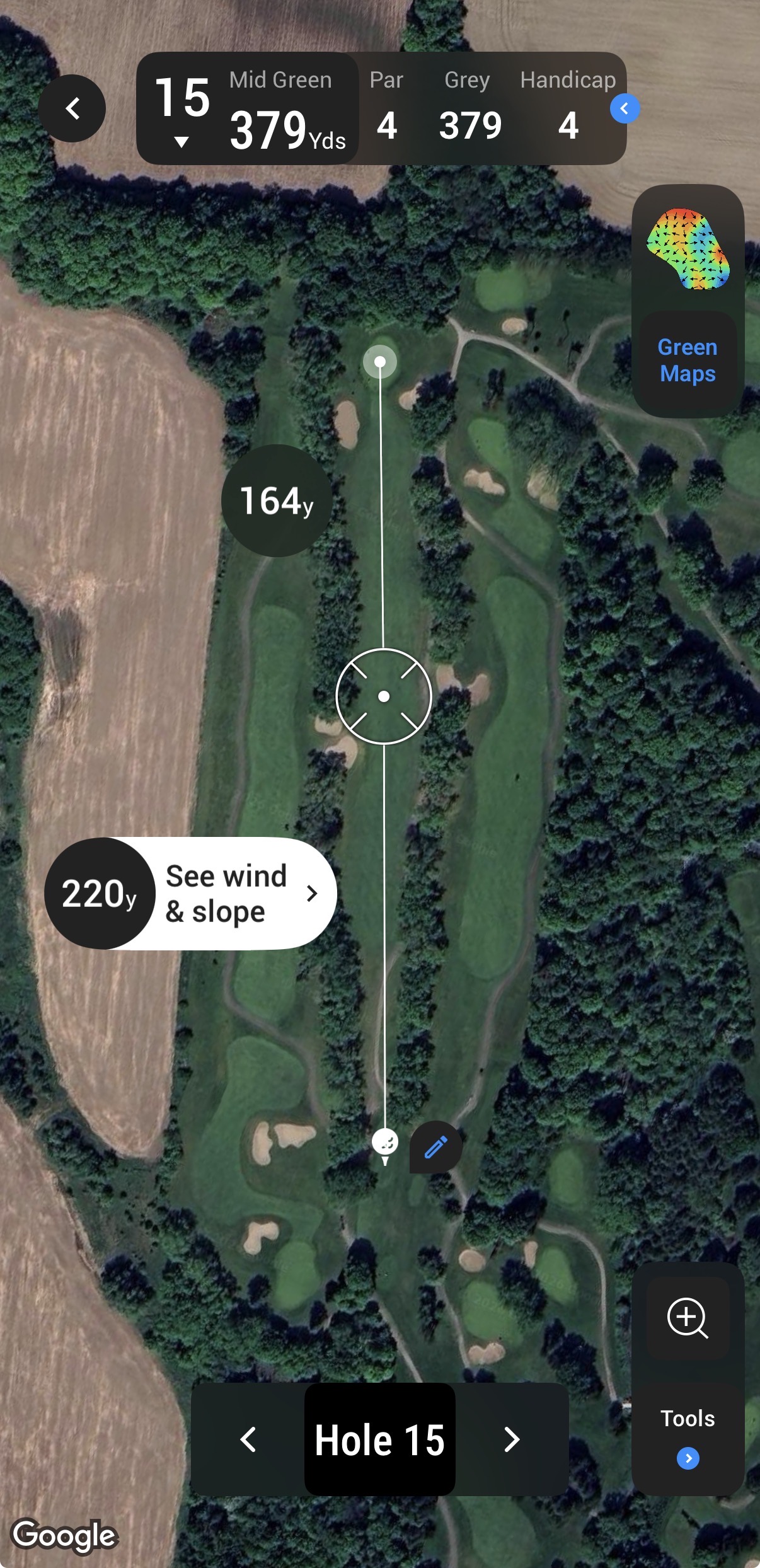 Hole 15 at Pickering Glen Golf Club
