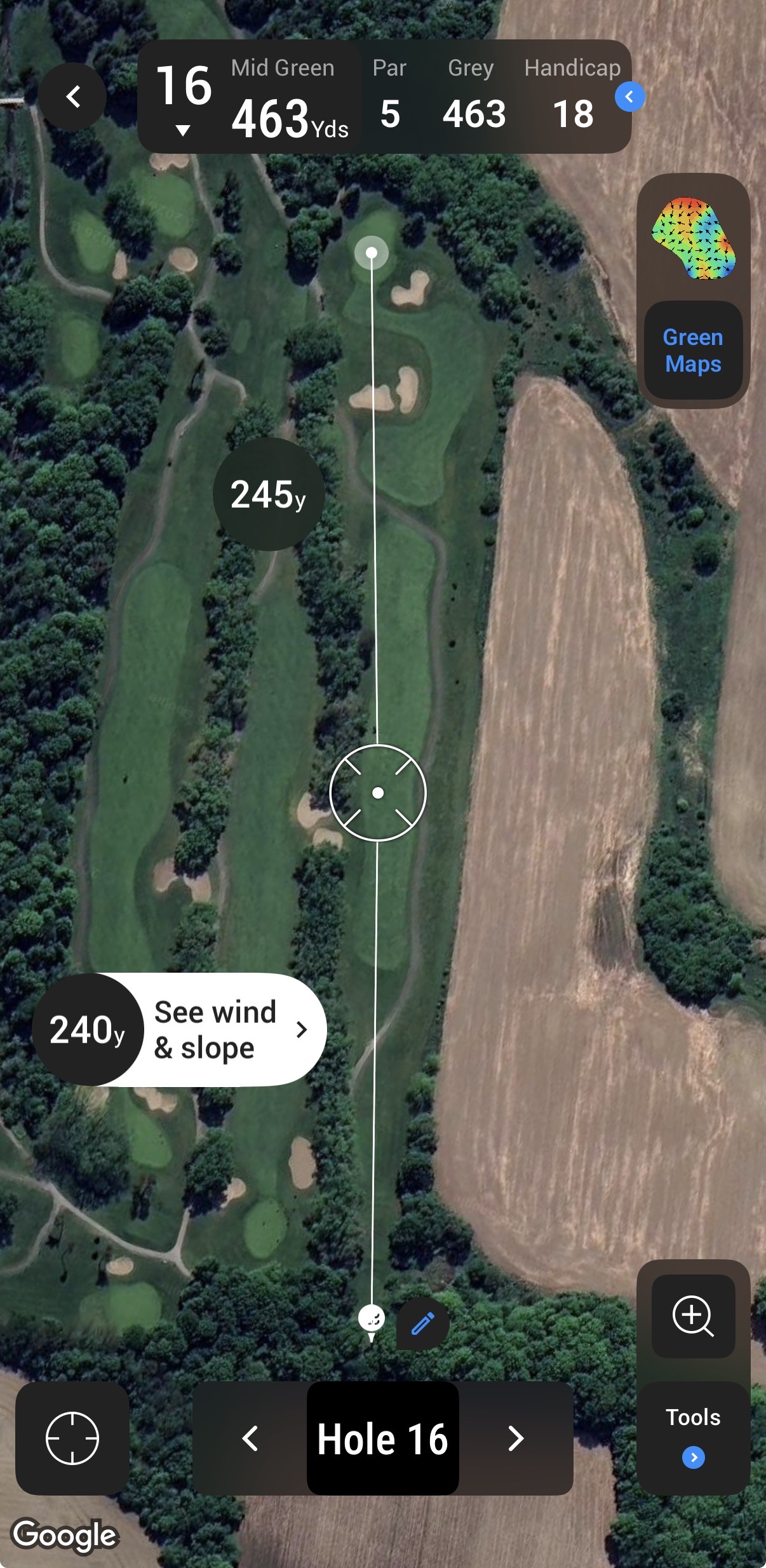 Hole 16 at Pickering Glen Golf Club