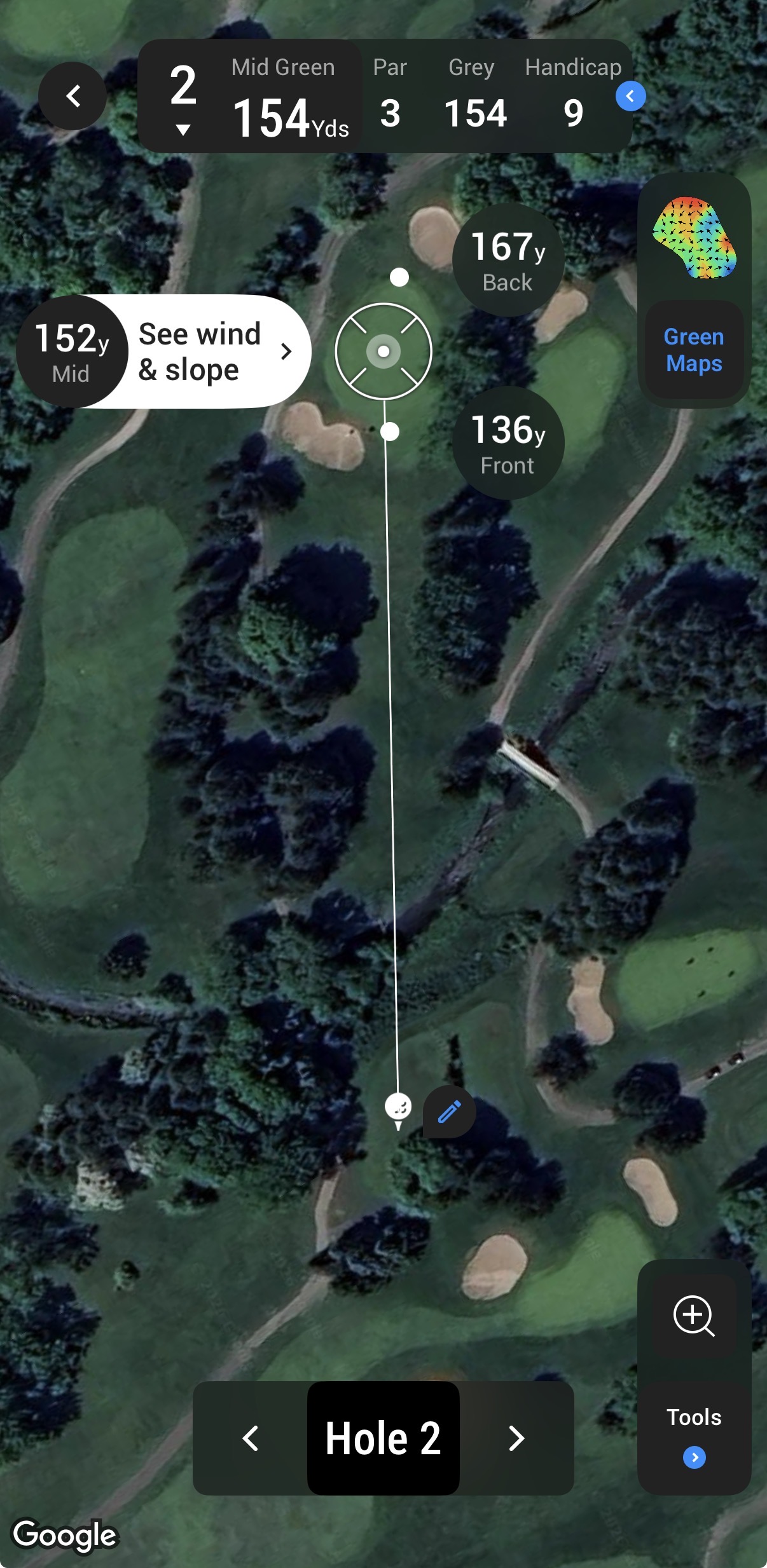 Hole 2 at Pickering Glen Golf Club