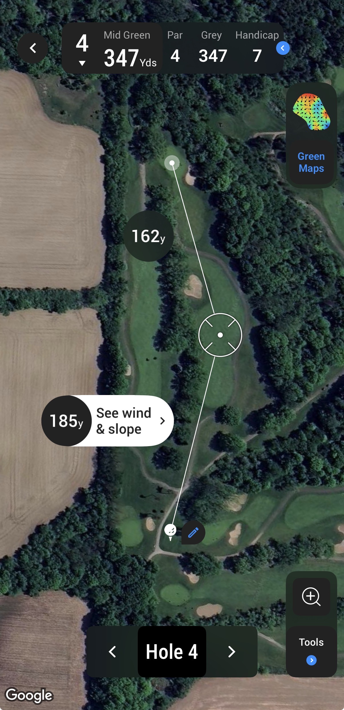 Hole 4 at Pickering Glen Golf Club