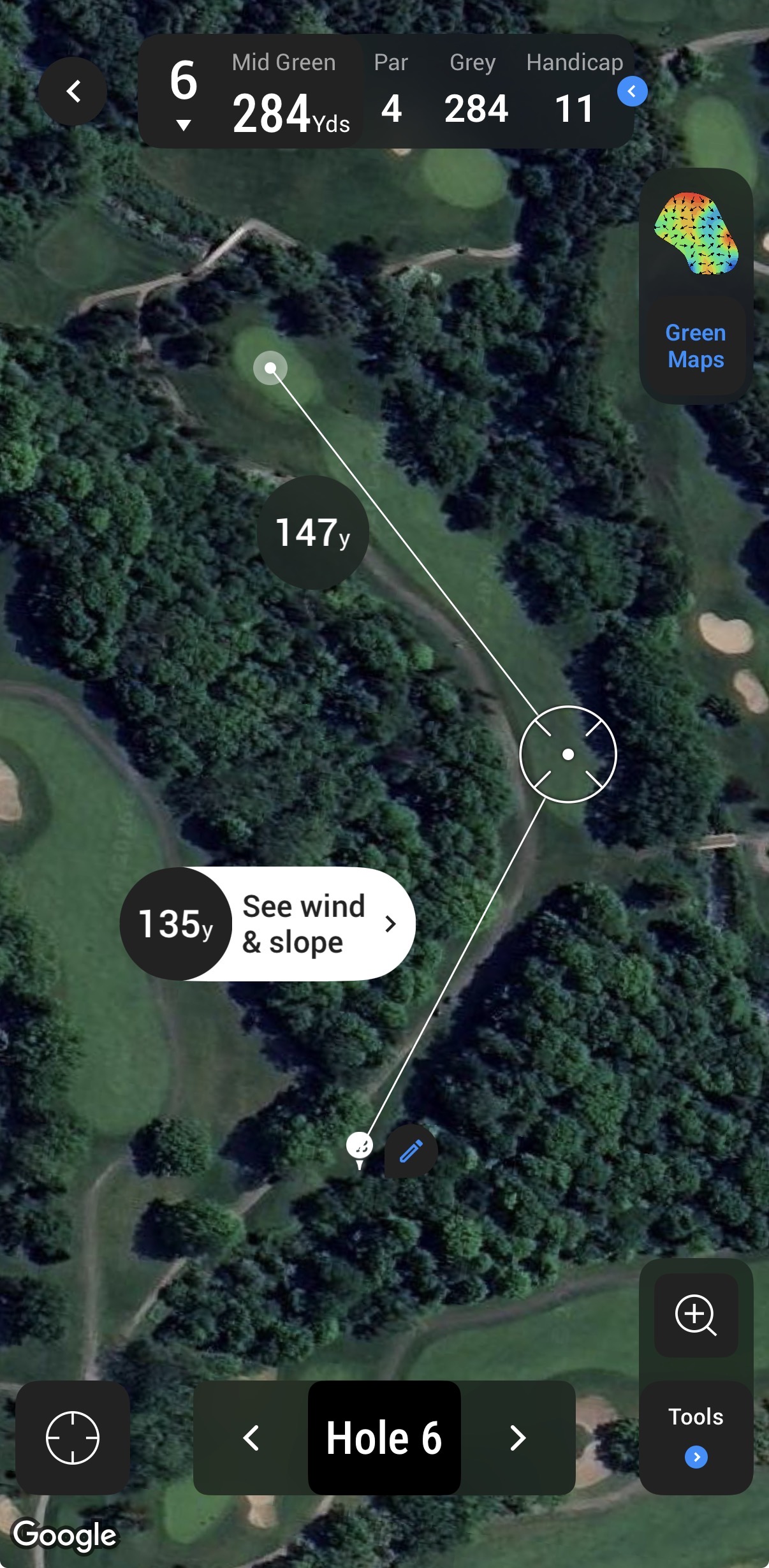 Hole 6 at Pickering Glen Golf Club