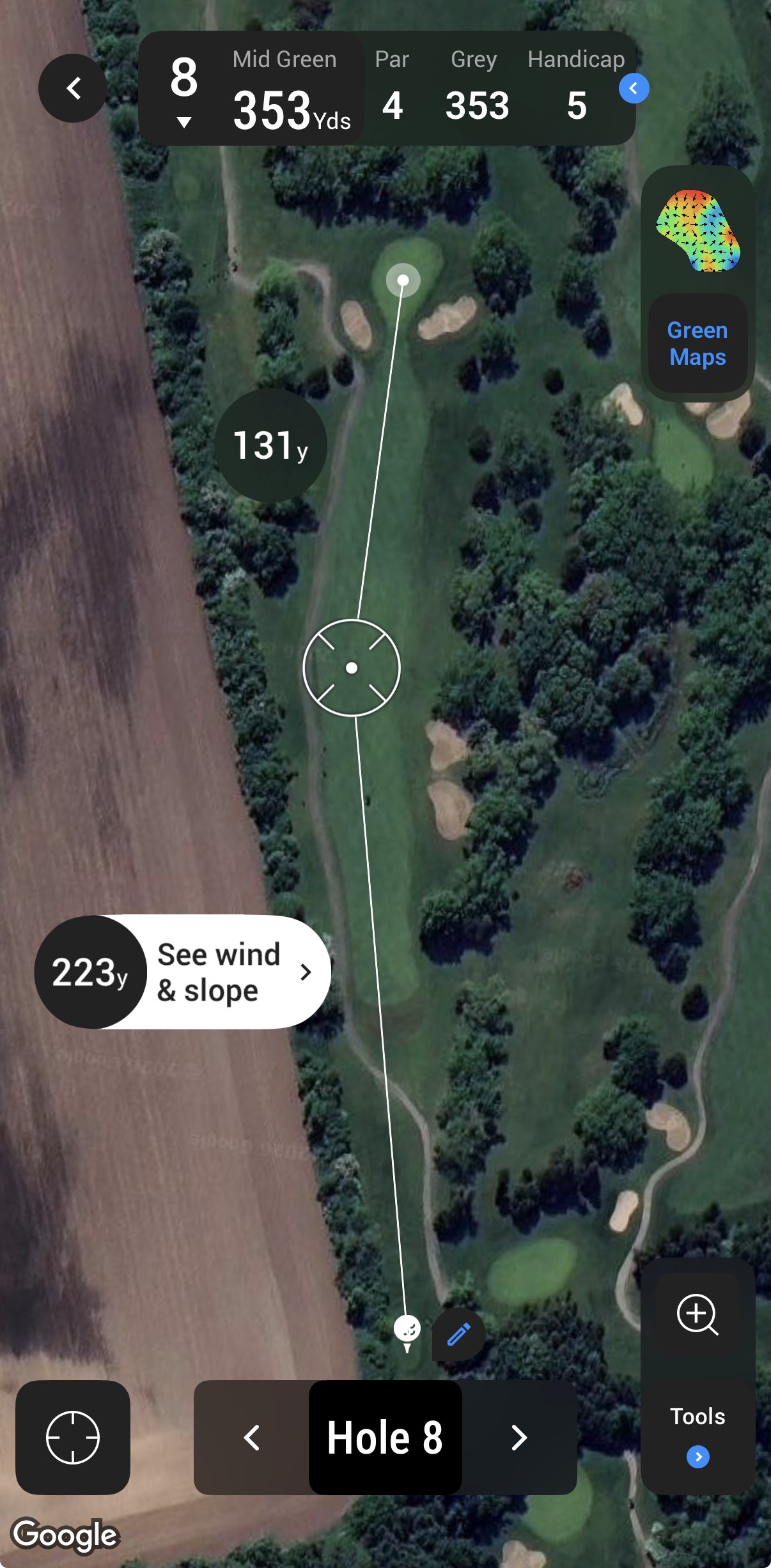 Hole 8 at Pickering Glen Golf Club
